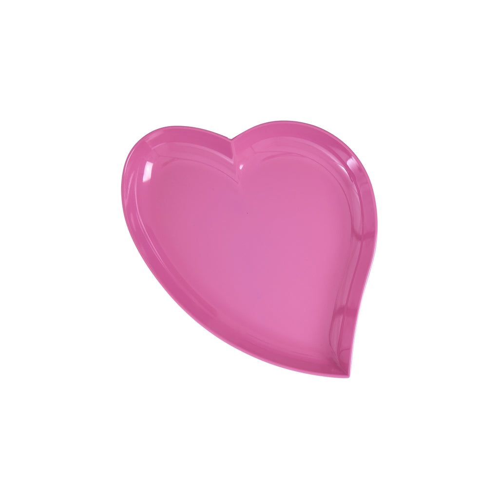 Rice piattino a forma di cuore fuxia