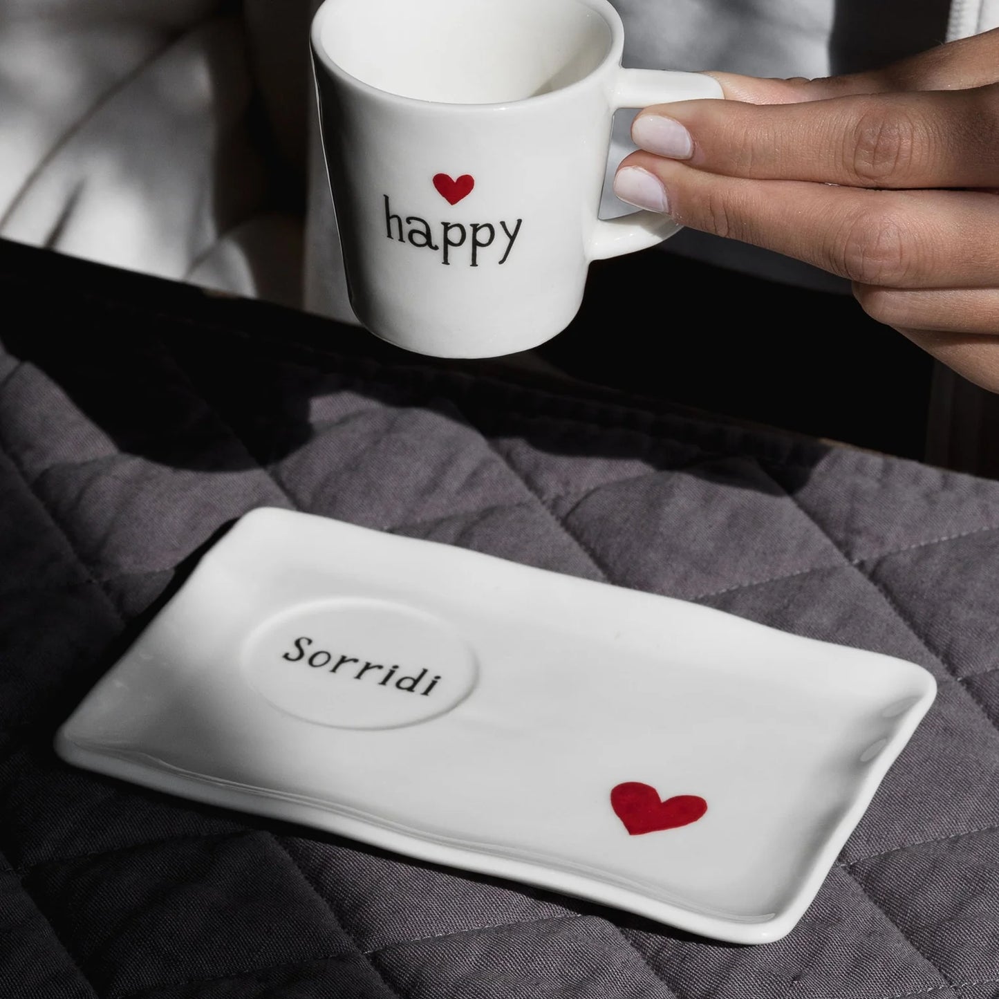 SIMPLE DAY SET TAZZINA ESPRESSO CON PIATTINO /VASSOIO
