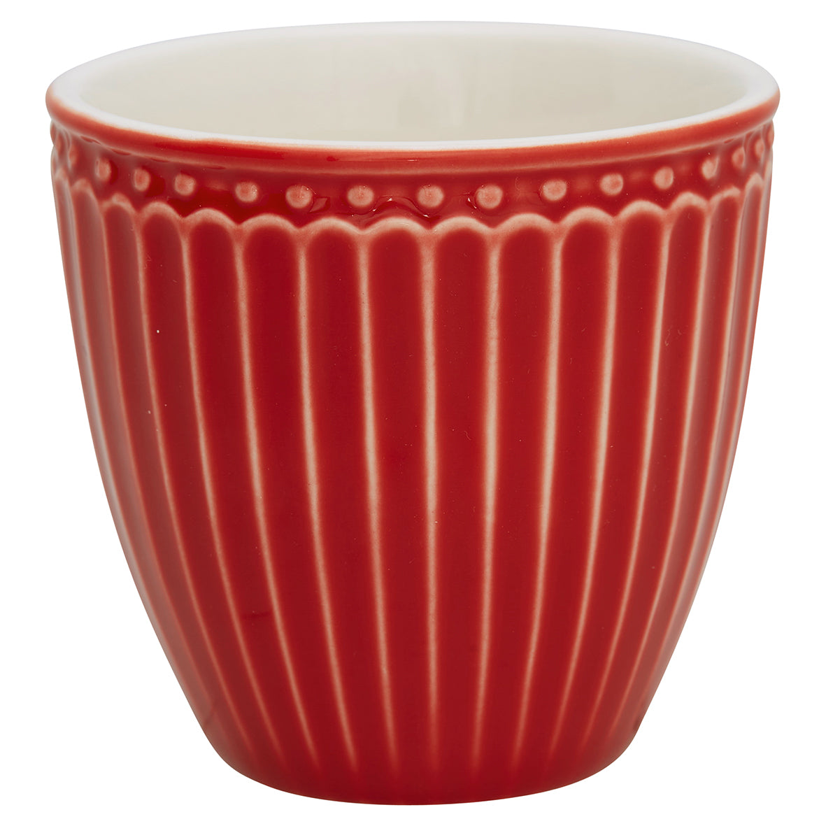 Mini latte cup rosso