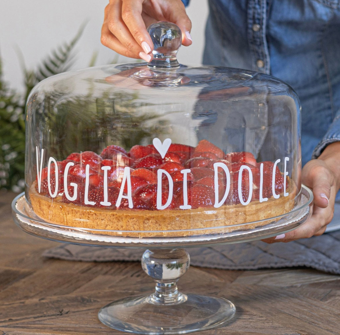 SIMPLE DAY PIATTO TORTA IN VETRO