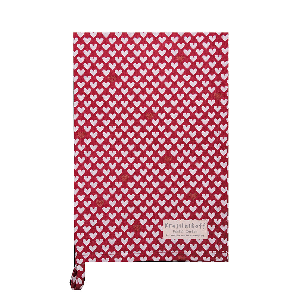 Canovaccio cuori rosso