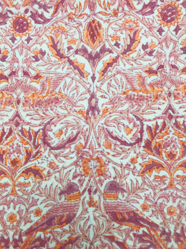 Tovaglia in cotone stampata a mano