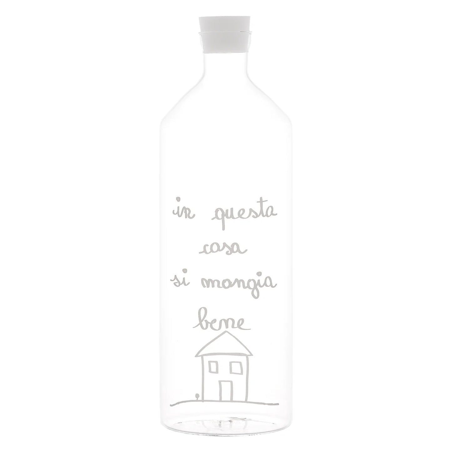 Simple day bottiglia "In questa casa si mangia bene"