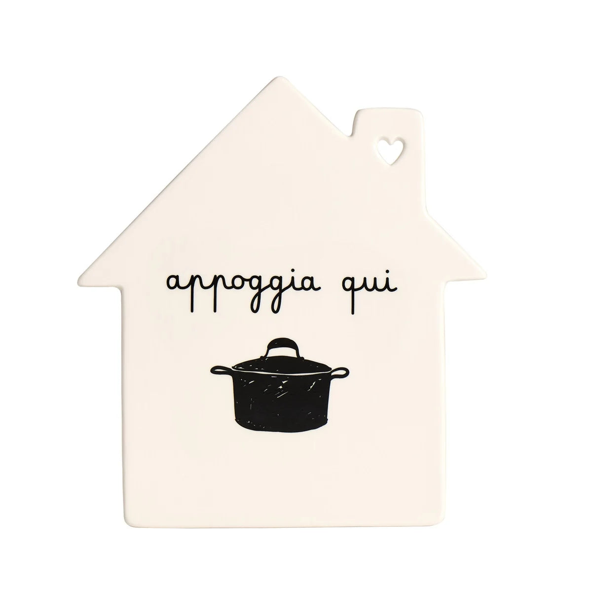 Sottopentola a casina "appoggia qui"