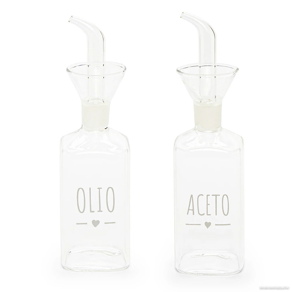 Nuvole di stoffa set olio aceto