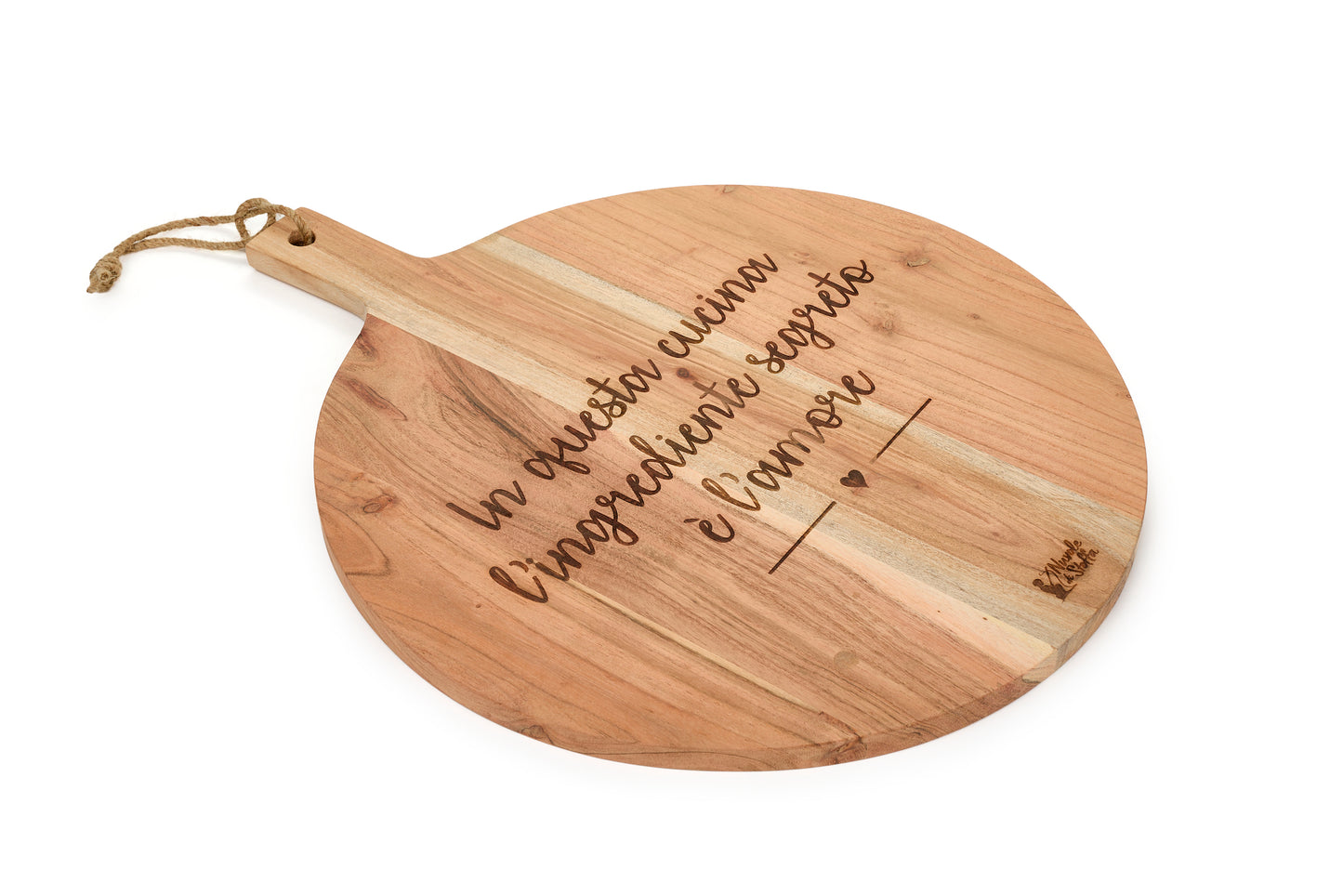 Tagliere in acacia tondo