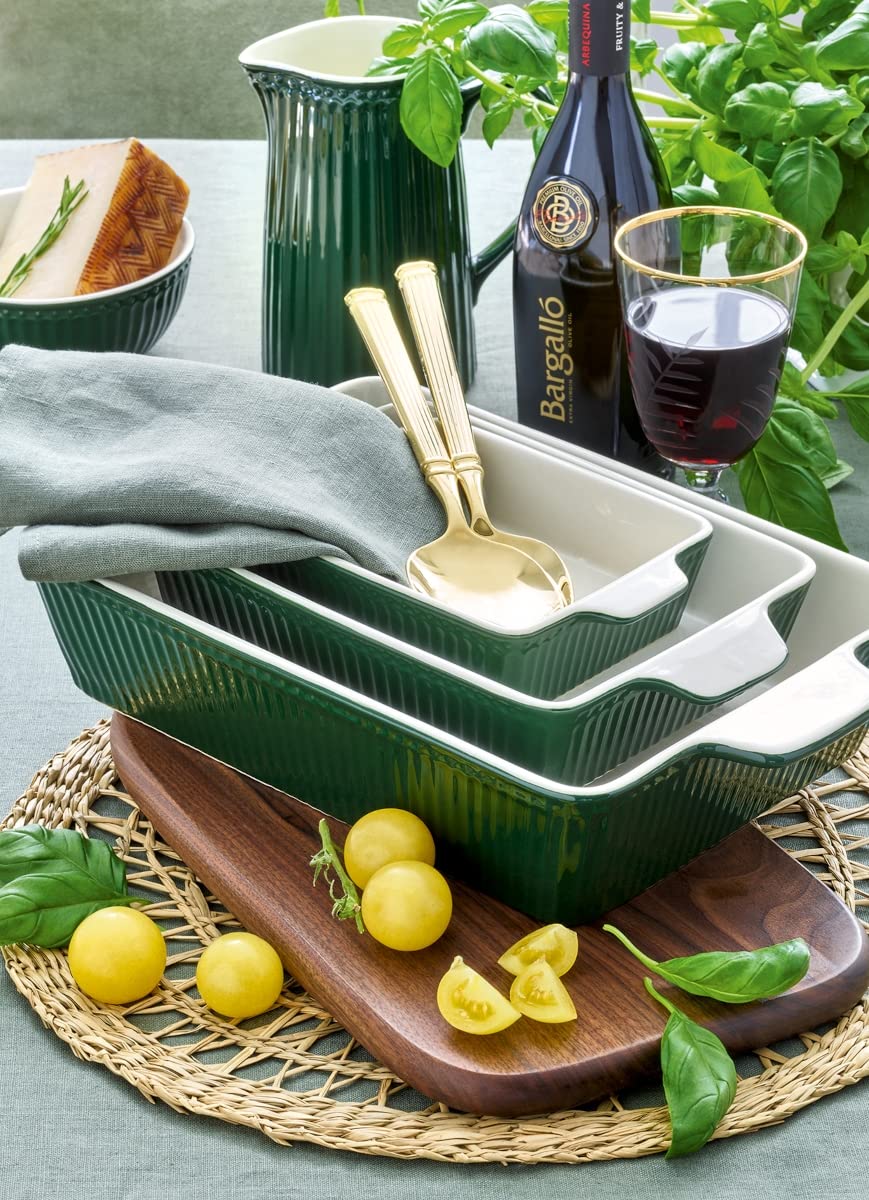 Set due teglie verde scuro