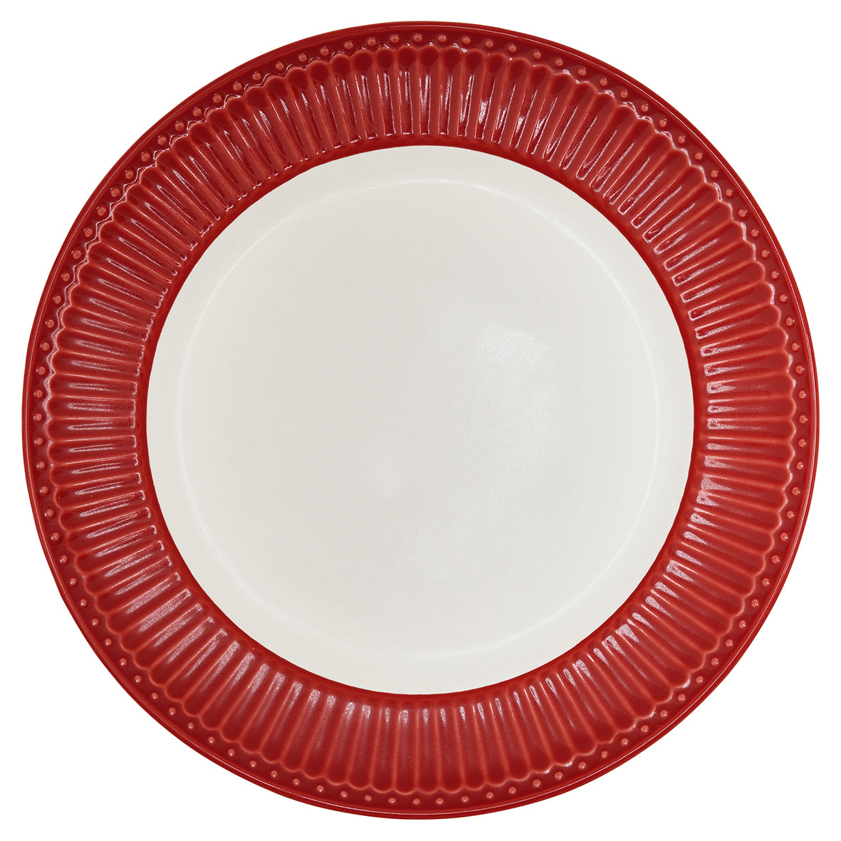 GREENGATE PIATTO DESSERT ALICE ROSSO