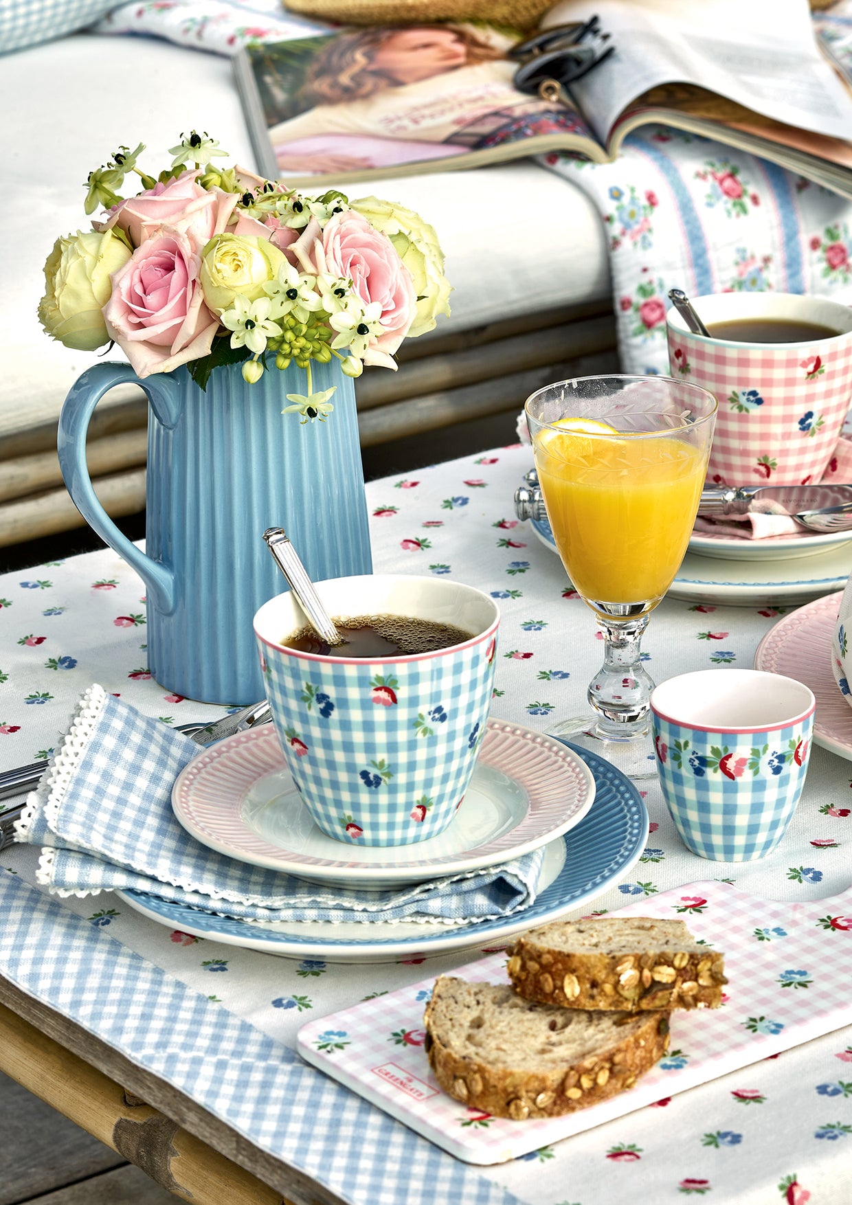 GREENGATE PIATTO DESSERT ALICE ROSA