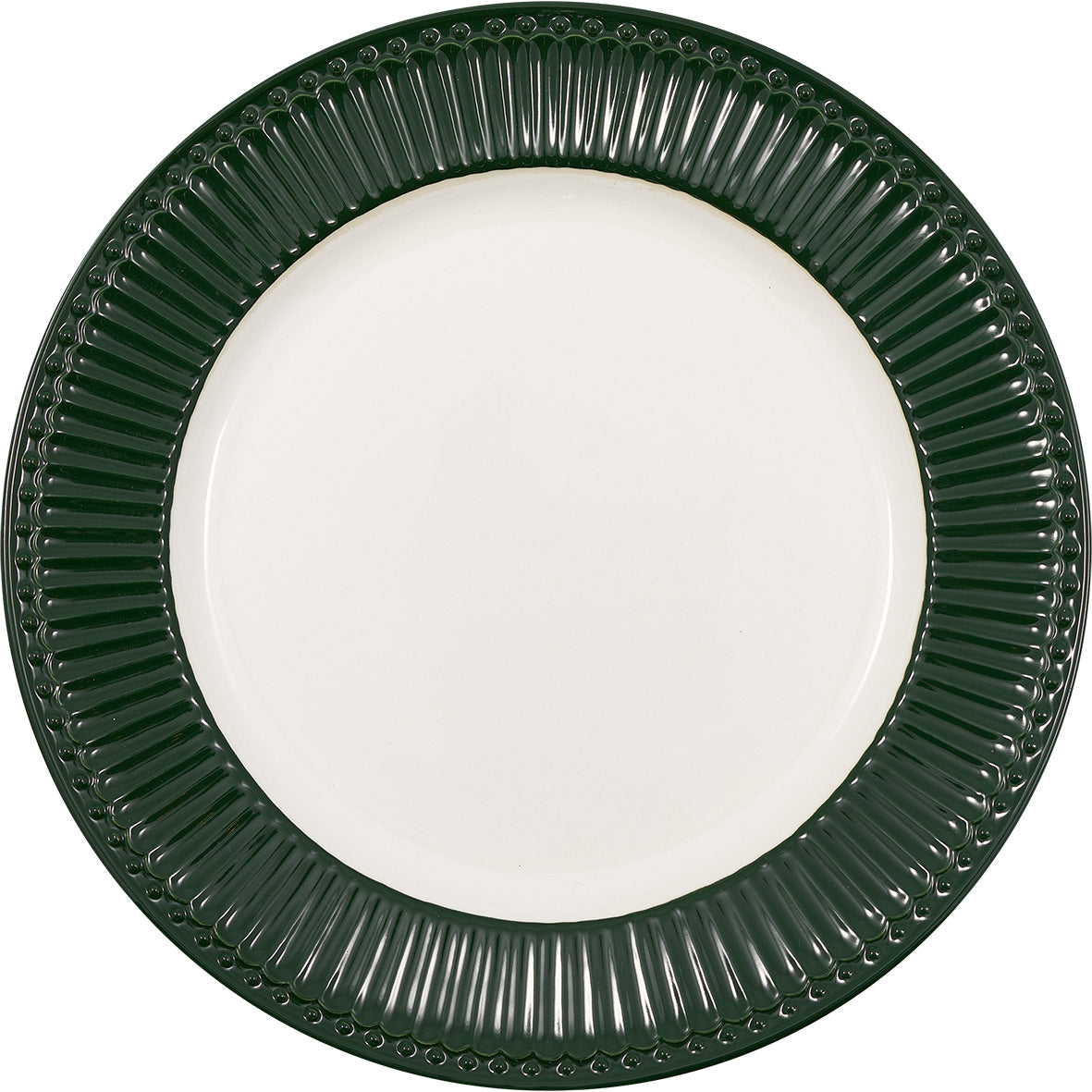 GREENGATE DINNER PLATE PINEWOOD GREEN