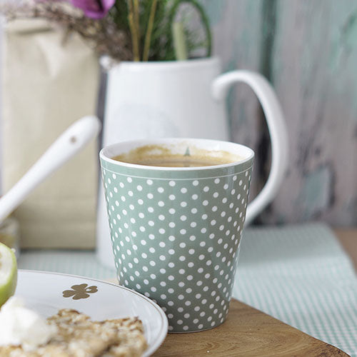 KRASILNIKOFF MUG MICRO POIS VERDE