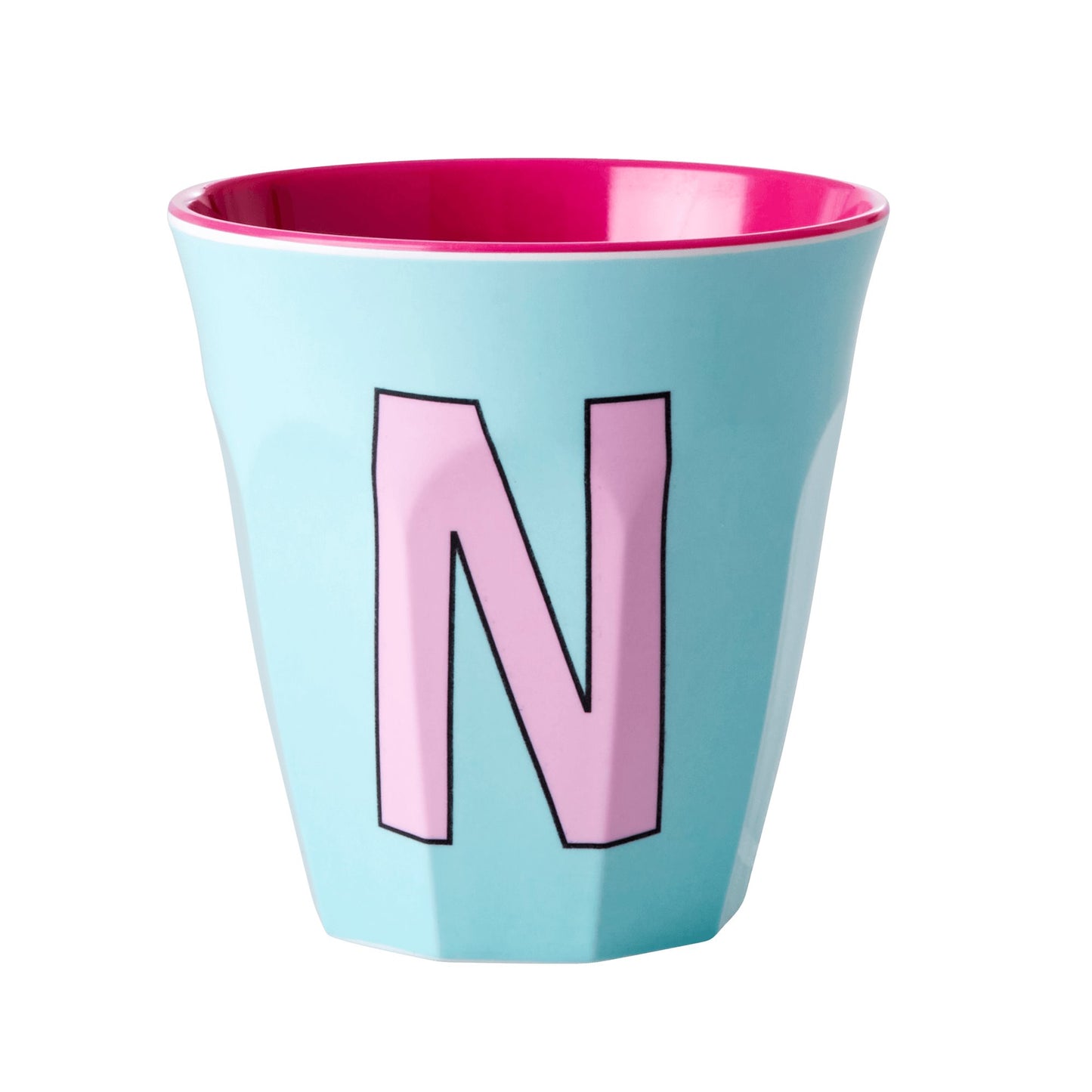 BICCHIERE IN MELAMINA CON LETTERA "N" - Bidibà