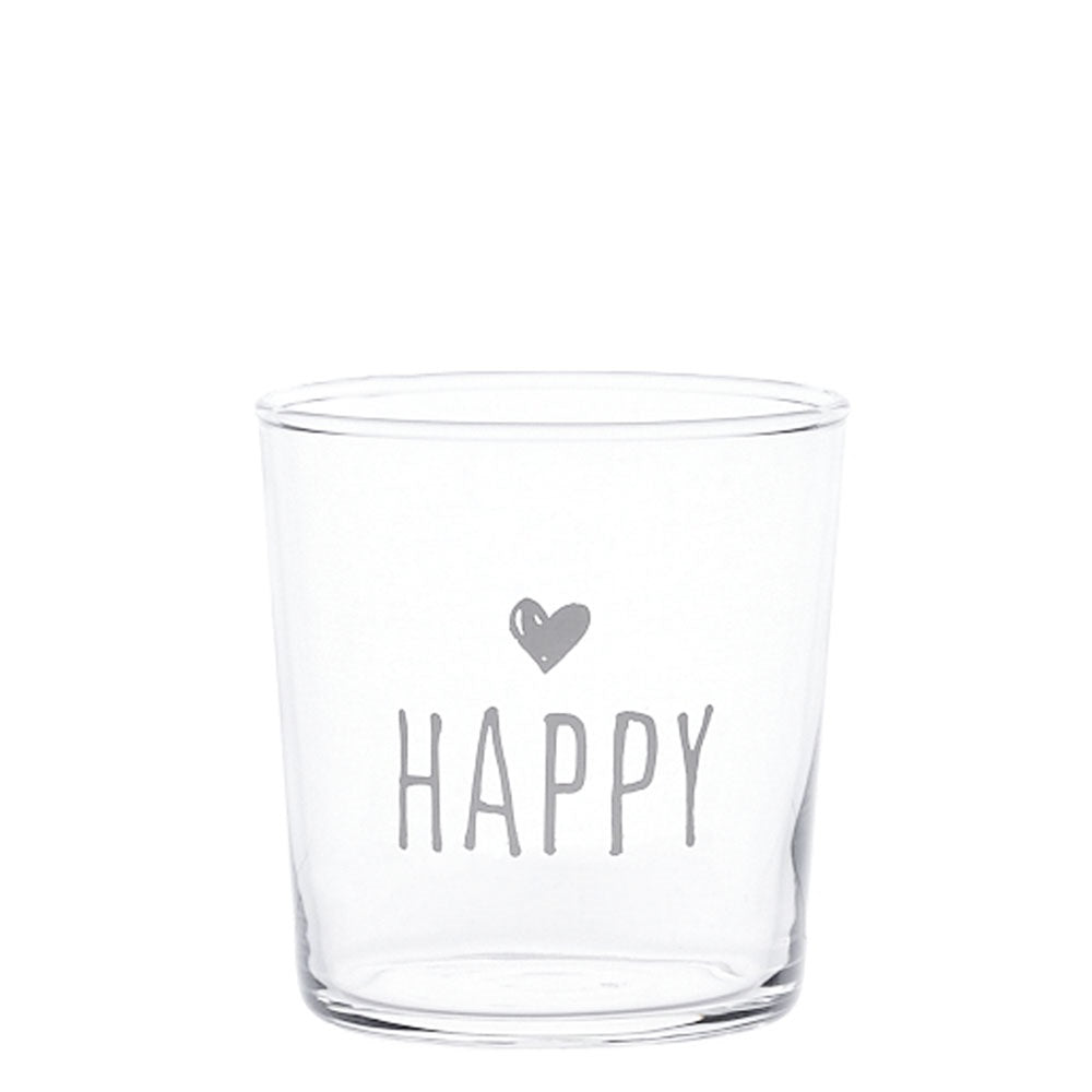 Set 6 bicchieri" happy"