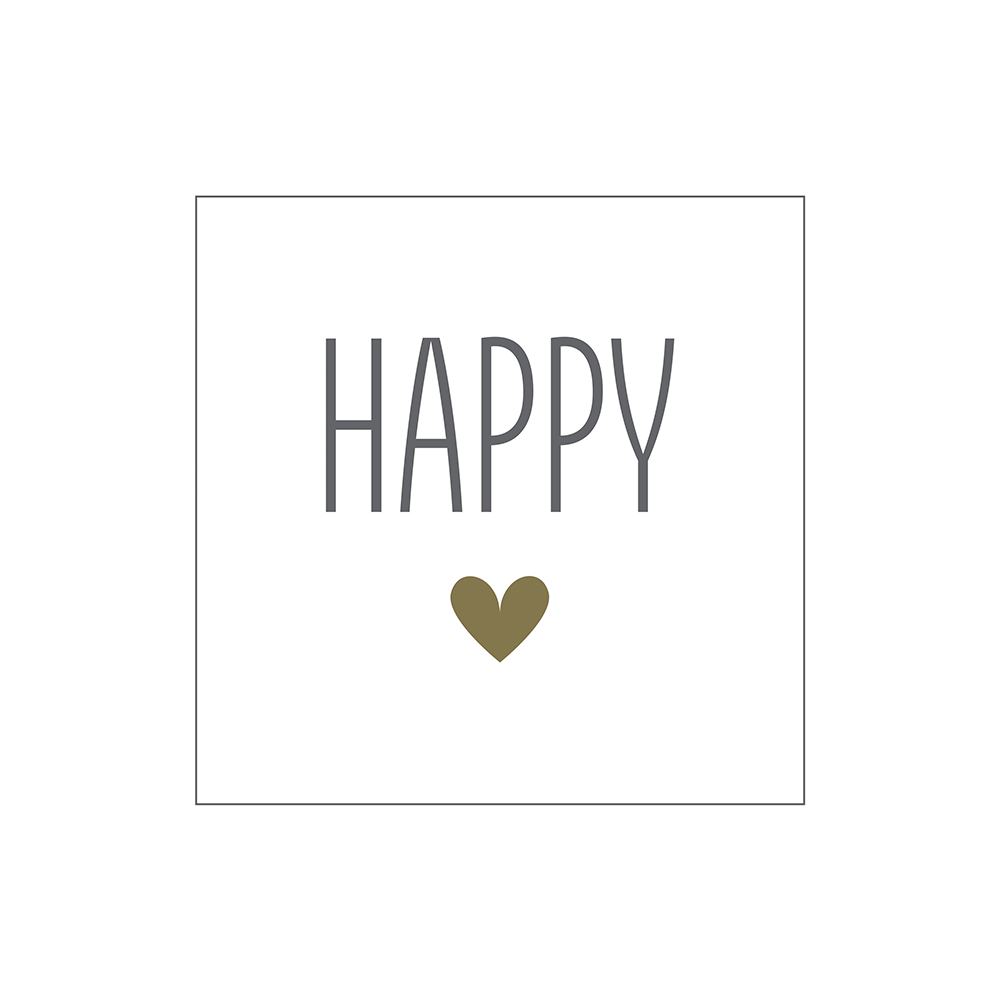TOVAGLIOLINI DI CARTA "HAPPY".