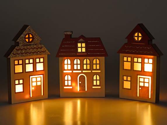 CASETTA IN LEGNO LED