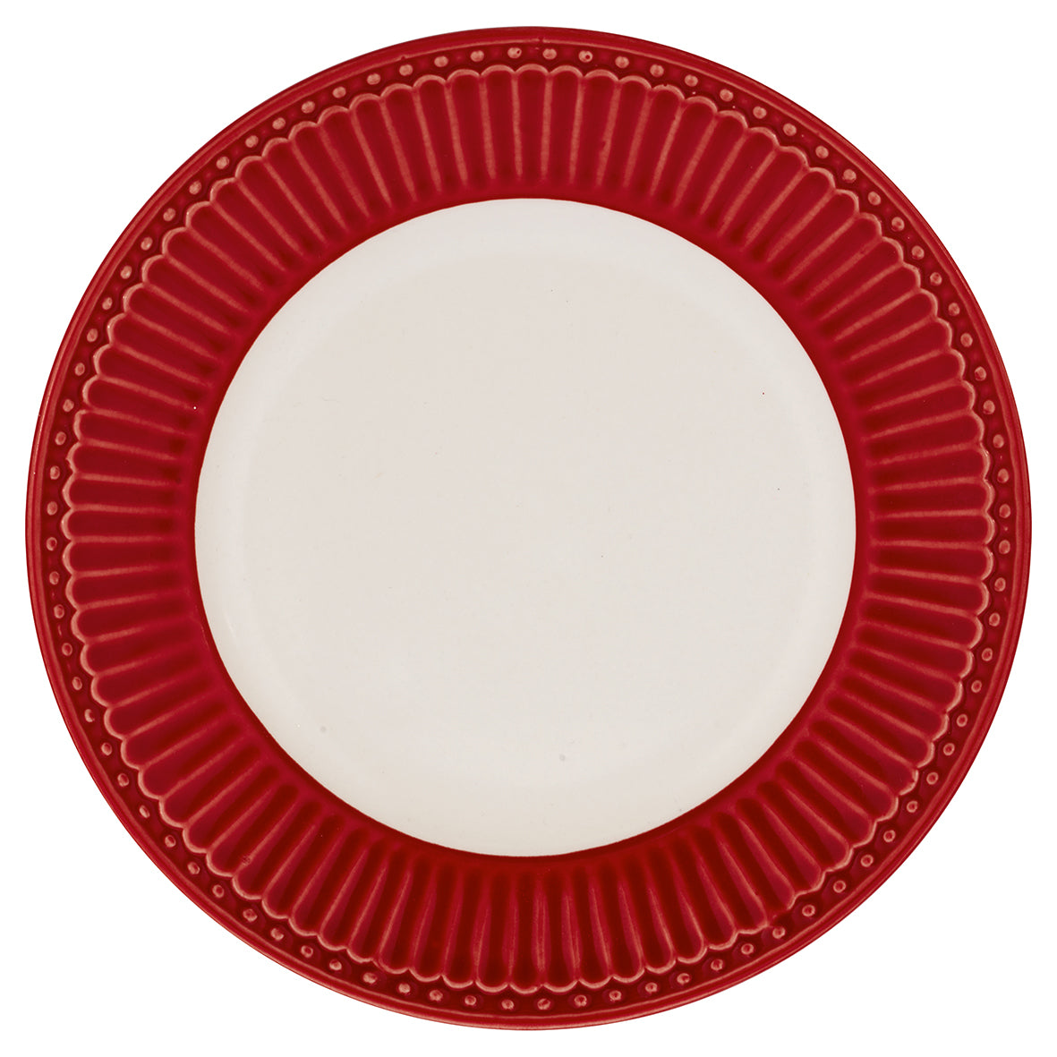 GREENGATE PLATE ALICE RED