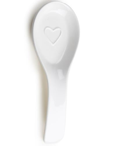 POGGIA MESTOLO CON CUORE IN TRE COLORI
