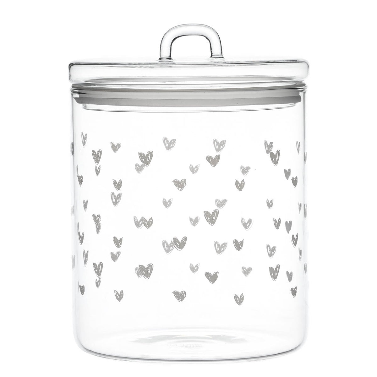 Barattolo/biscottiera cuori