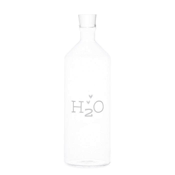 Bottiglia in vetro H2O