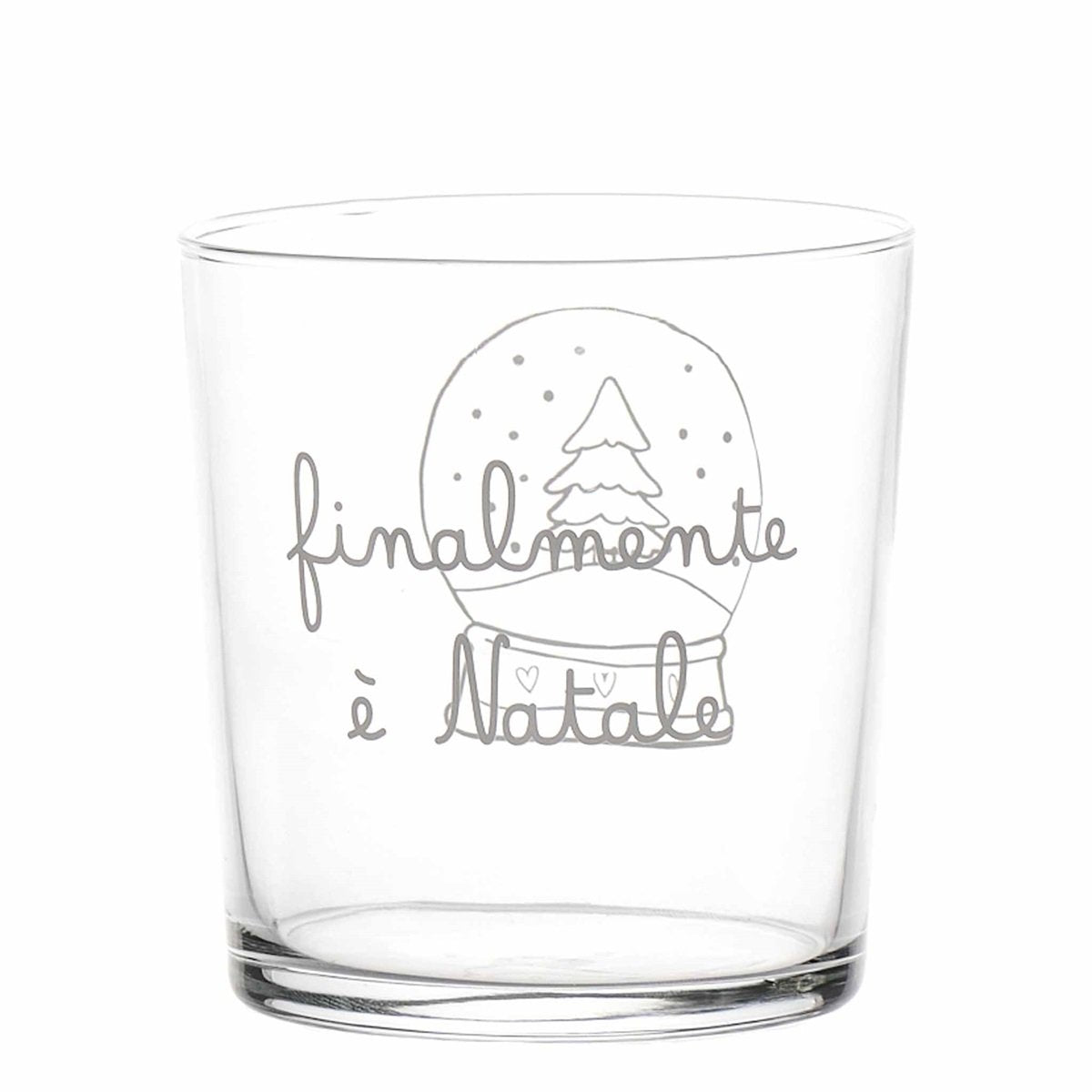 Set 6 bicchieri "finalmente è Natale"