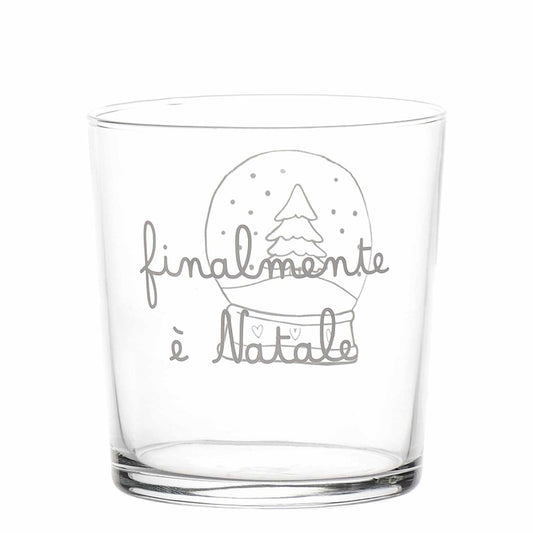 Set 6 bicchieri "finalmente è Natale"