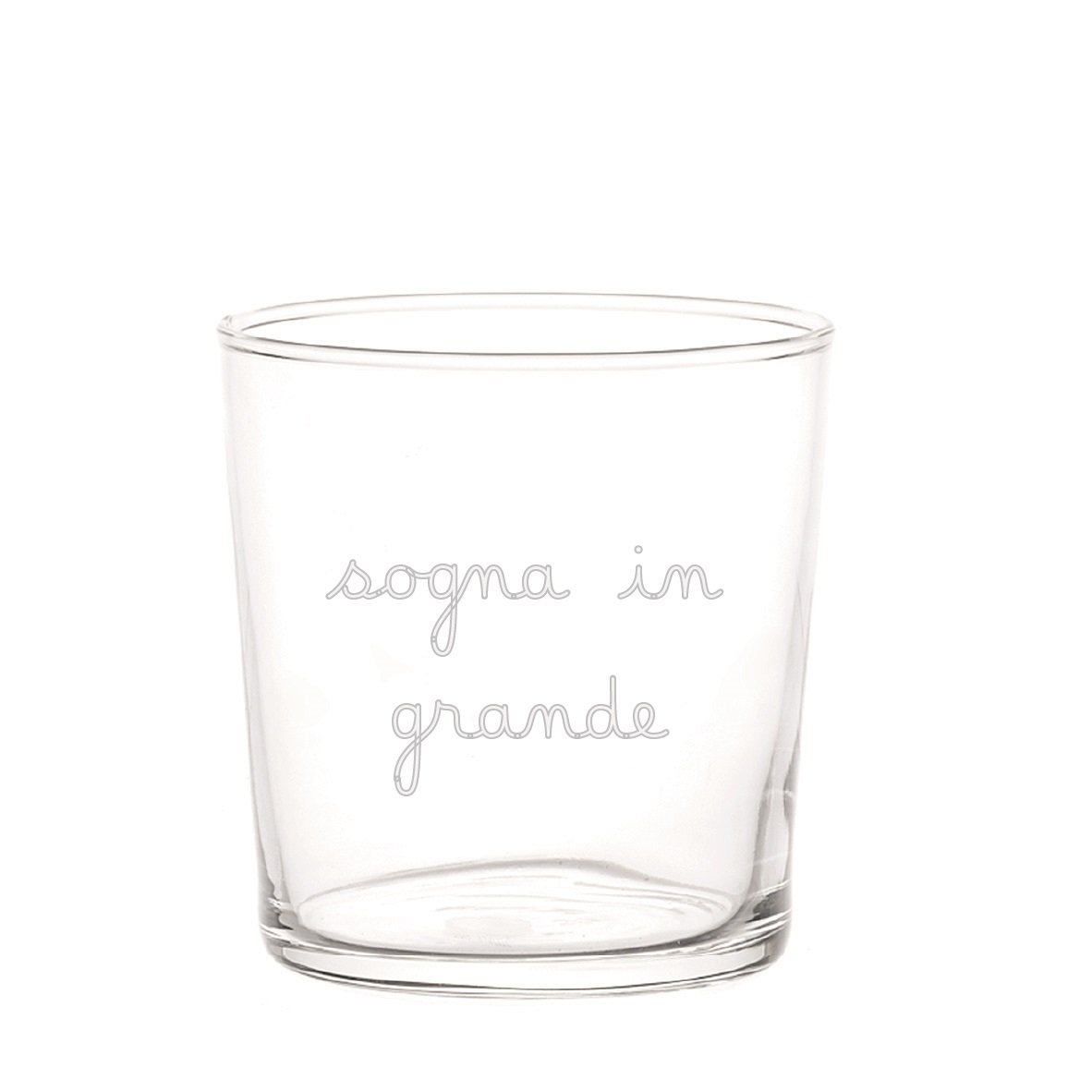 Set 6 bicchieri "sogna in grande"