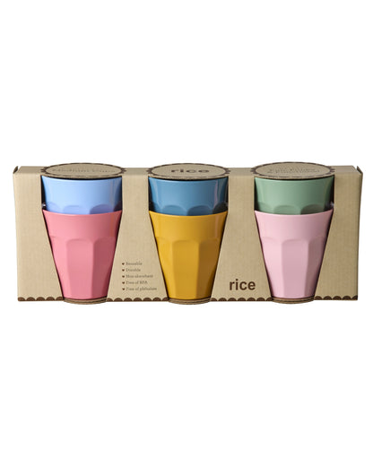 Set 6 bicchieri in melamina