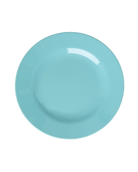 Piatto frutta azzurro