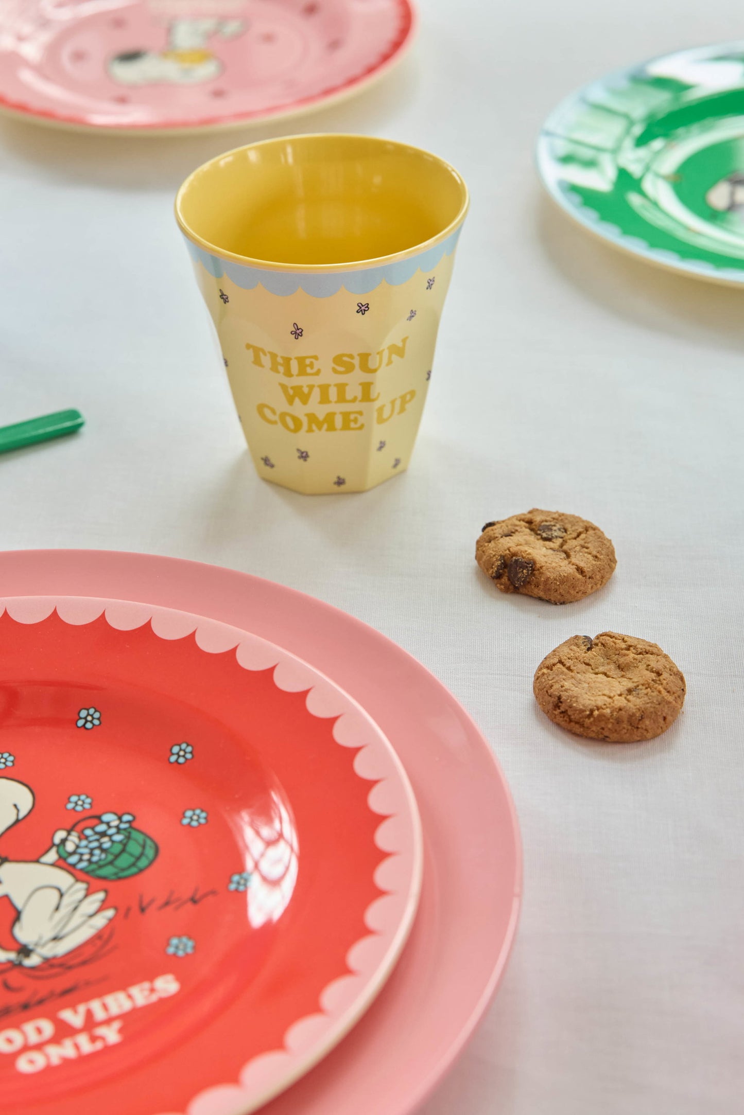 Bicchiere Snoopy crema