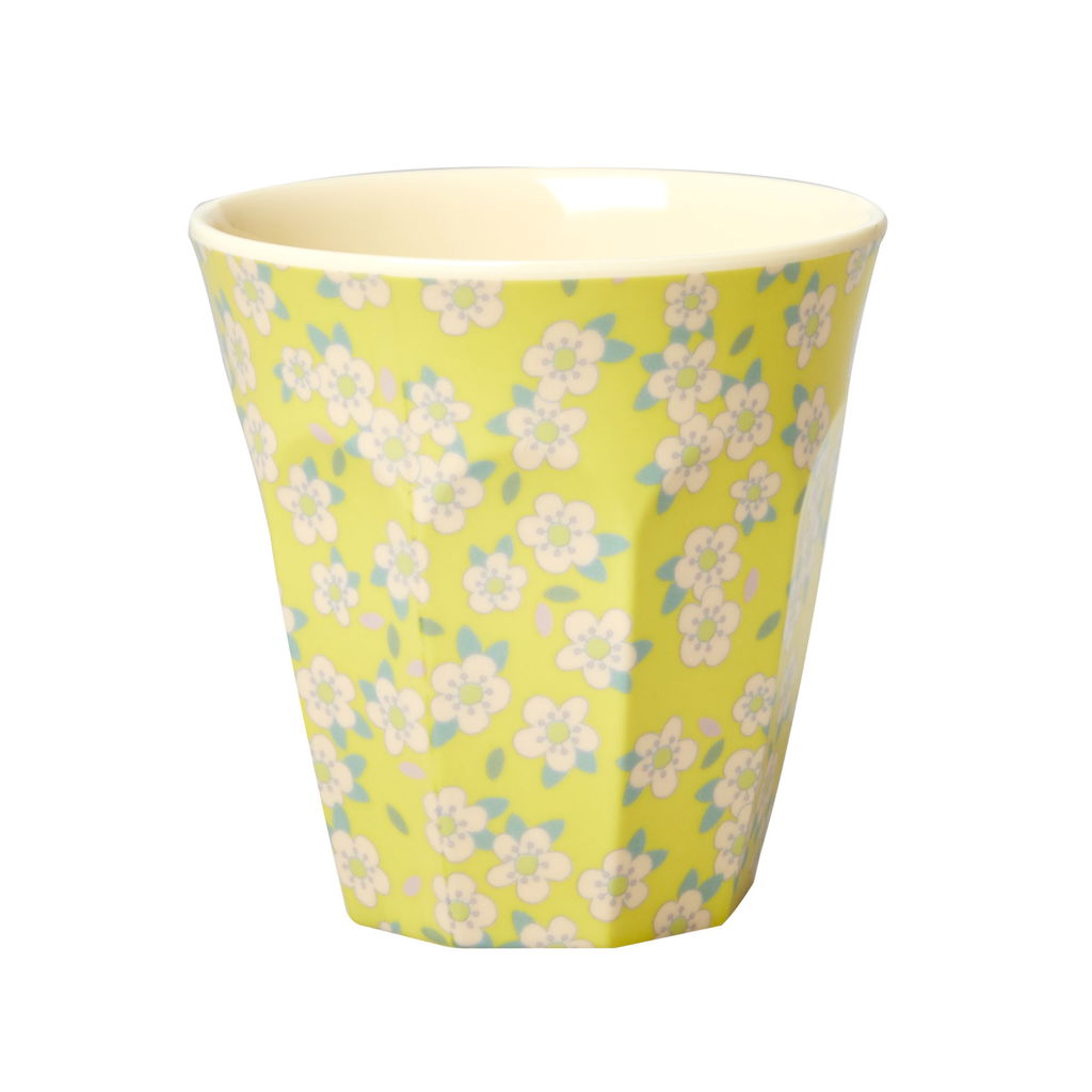 Bicchiere melamina fantasia floreale