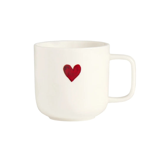 Mug cuore rosso