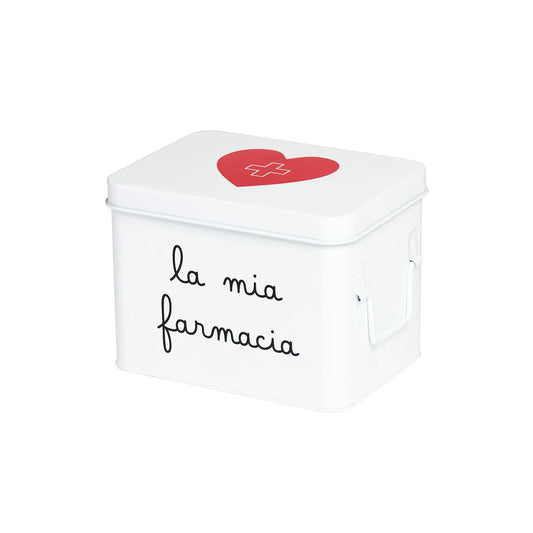 Scatola in acciaio verniciato "La mia farmacia "
