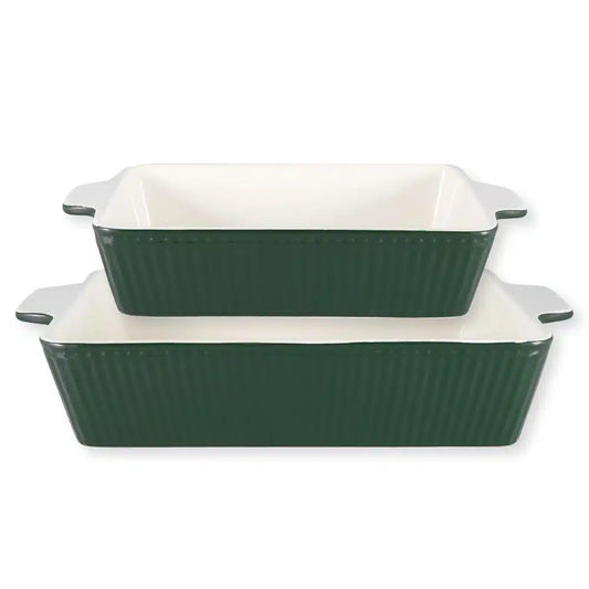 Set due teglie verde scuro