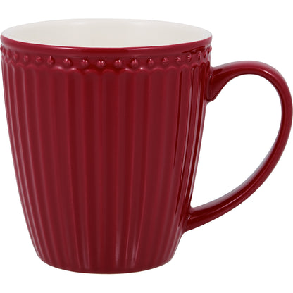 GREENGATE MUG CLARET RED