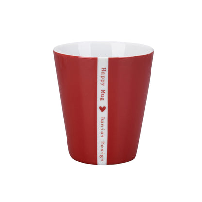 MUG COLOURFUL HEART SCARLET RED