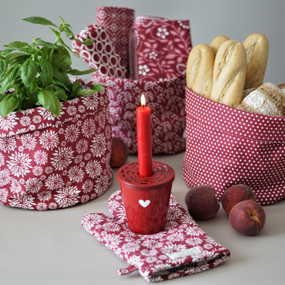 MUG COLOURFUL HEART SCARLET RED