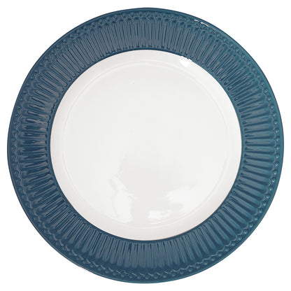 DINNER PLATE ALICE OCEAN BLUE.