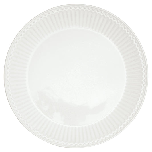 GREENGATE DINNER PLATE ALICE WHITE - Bidibà